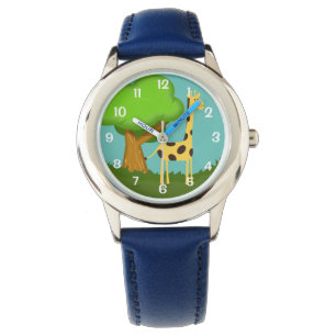 Cute Giraffe and Tree Art Watch