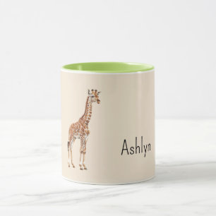 Cute Giraffe Animal Mug