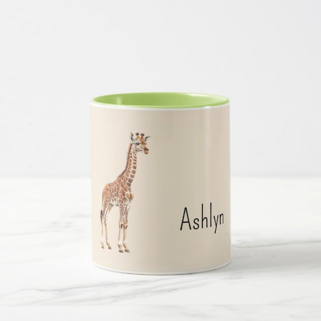 Cute Giraffe Animal Mug (Center)