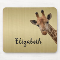 Cute Giraffe Animal Personalised Name