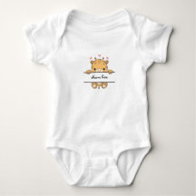 Cute Giraffe Baby Bodysuit