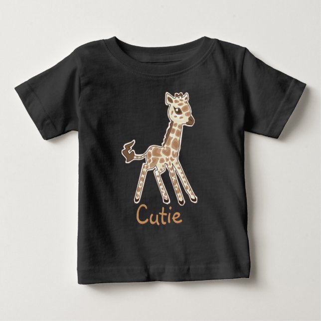 Cute Giraffe Baby Shirt (Front)
