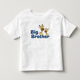 Cute Giraffe Big Brother Toddler T-Shirt