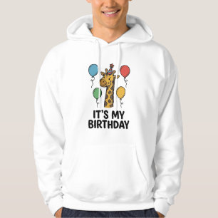 Cute Giraffe Birthday Shirt Vintage Party Design_1