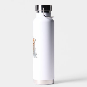 Cute Giraffe Boo Fun Halloween Costume Zoo Lover Water Bottle