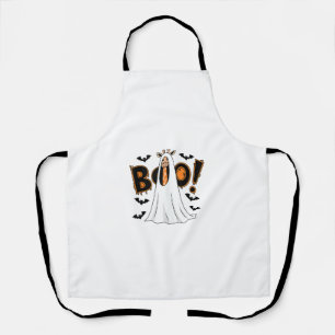 Cute Giraffe Boo Halloween Costume Zoo Lover _3 Apron
