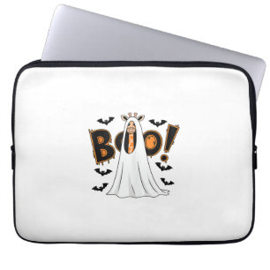 Cute Giraffe Boo Halloween Costume Zoo Lover _3 Laptop Sleeve