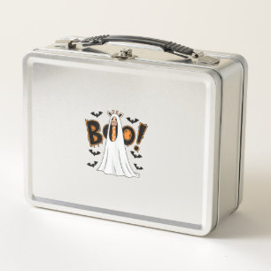 Cute Giraffe Boo Halloween Costume Zoo Lover _3 Metal Lunch Box