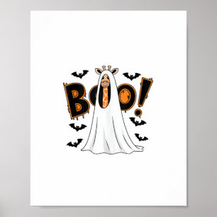 Cute Giraffe Boo Halloween Costume Zoo Lover _3 Poster