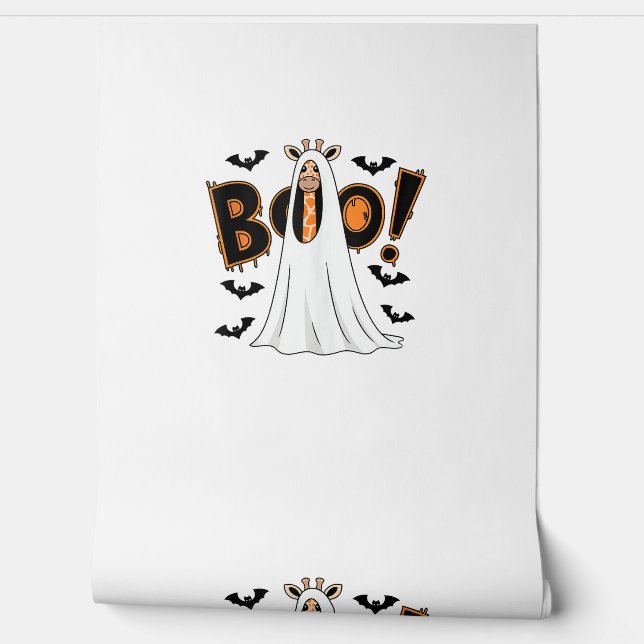 Cute Giraffe Boo Halloween Costume Zoo Lover _3 Wallpaper (Unrolling)