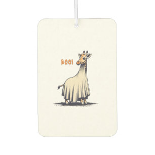 Cute Giraffe Boo Halloween Costume Zoo Lover Giraf Car Air Freshener