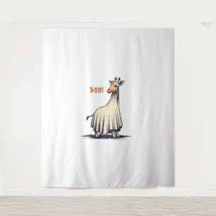 Cute Giraffe Boo Halloween Costume Zoo Lover Giraf Tapestry