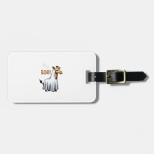 Cute Giraffe Boo Halloween Costume Zoo Lover   Luggage Tag