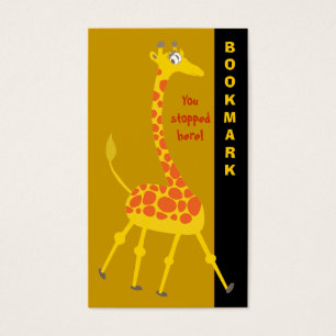 Cute Giraffe Bookmark