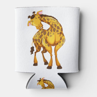 Cute giraffe can cooler