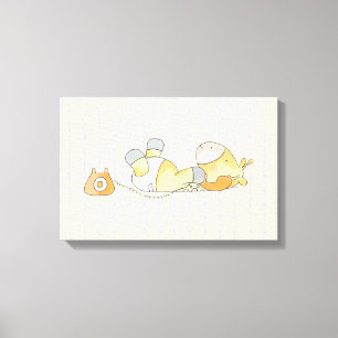 Cute Giraffe Canvas Print