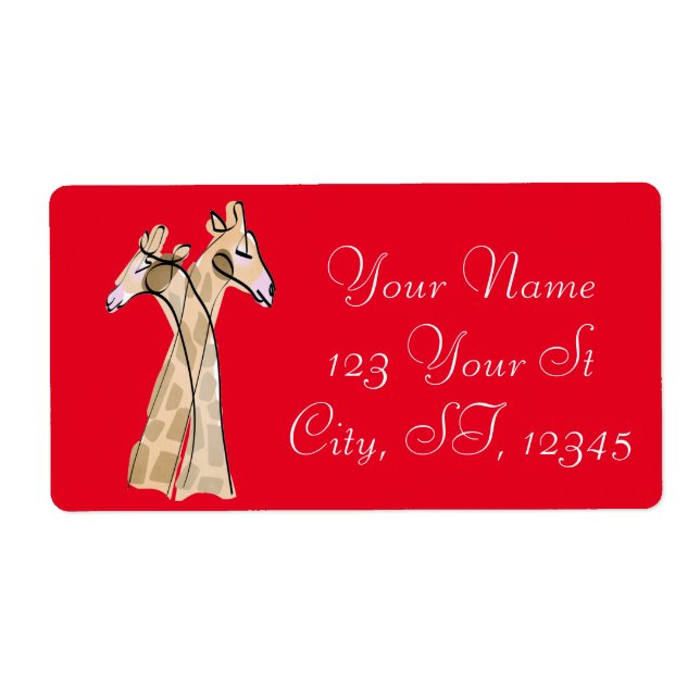 Cute Giraffe Couple  Thunder_Cove (Front)