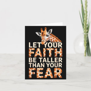 Cute Giraffe Design For Men Women Adult Safari Gir Card