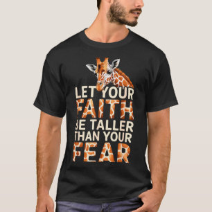 Cute Giraffe Design For Men Women Adult Safari Gir T-Shirt