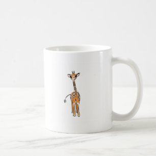 Cute Giraffe drawing, safari animals  Coffee Mug