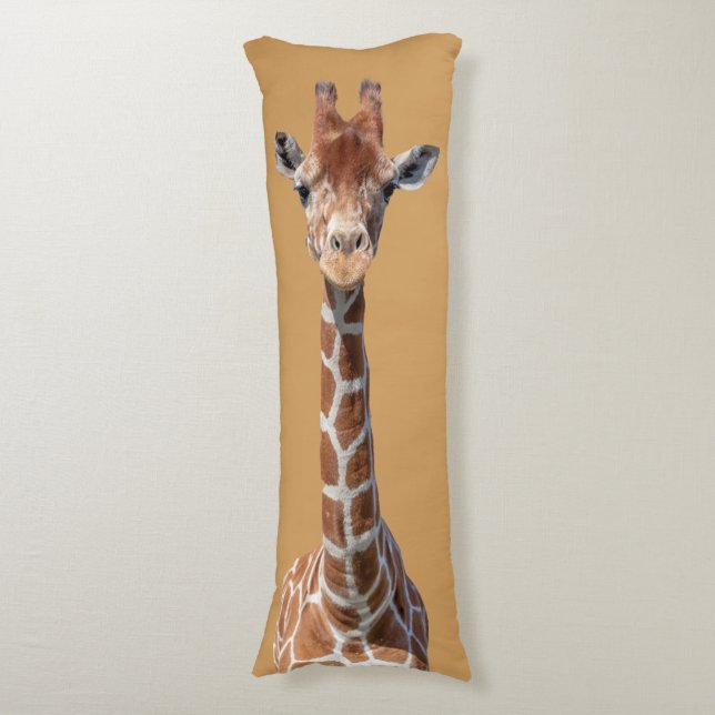 Cute giraffe face body cushion (Front Vertical)