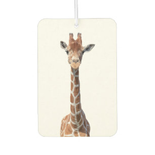 Cute giraffe face car air freshener