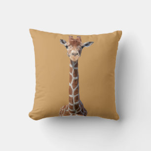 Cute giraffe face cushion