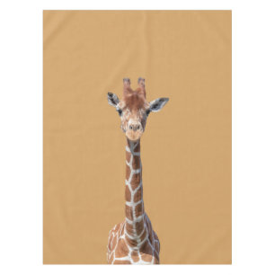 Cute giraffe face tablecloth