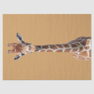 Cute giraffe face tissue paper