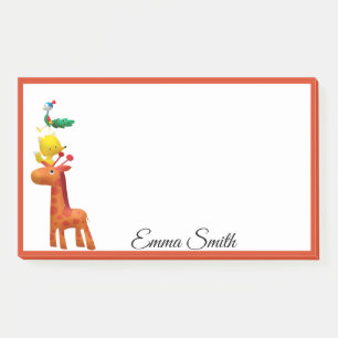Cute Giraffe Fox Peacock Kawaii Animal Post-it Notes
