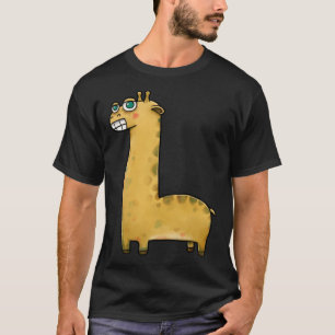 Cute Giraffe Graphic T-Shirt