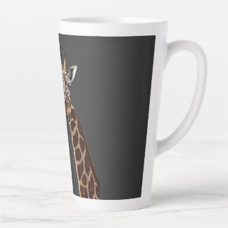 Cute Giraffe Is Looking At You! Latte Mug