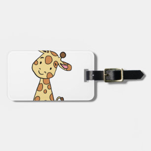 CUTE GIRAFFE LUGGAGE TAG