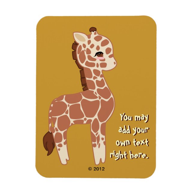 Cute Giraffe Magnet (Vertical)