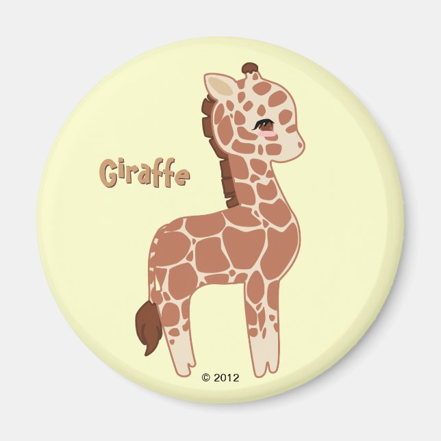Cute Giraffe Magnet (Front)