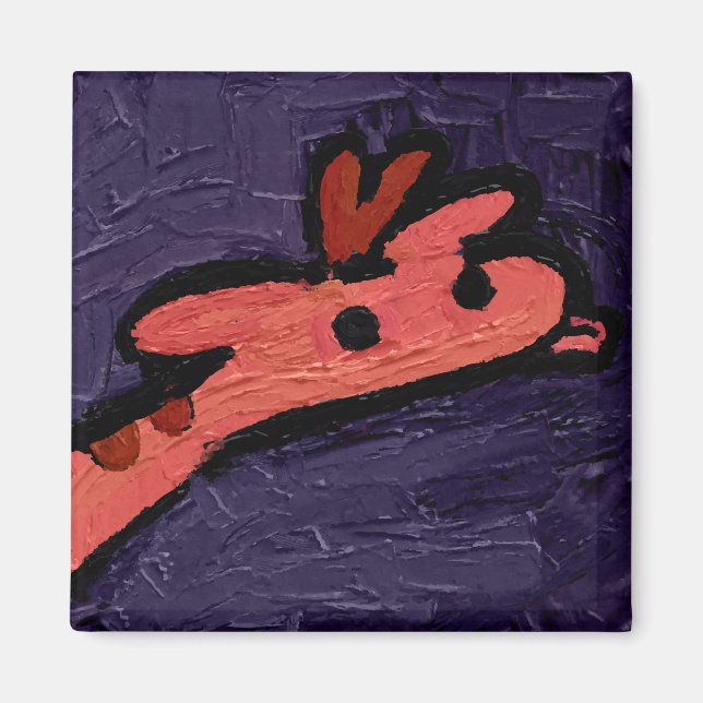 cute giraffe magnet (Front)