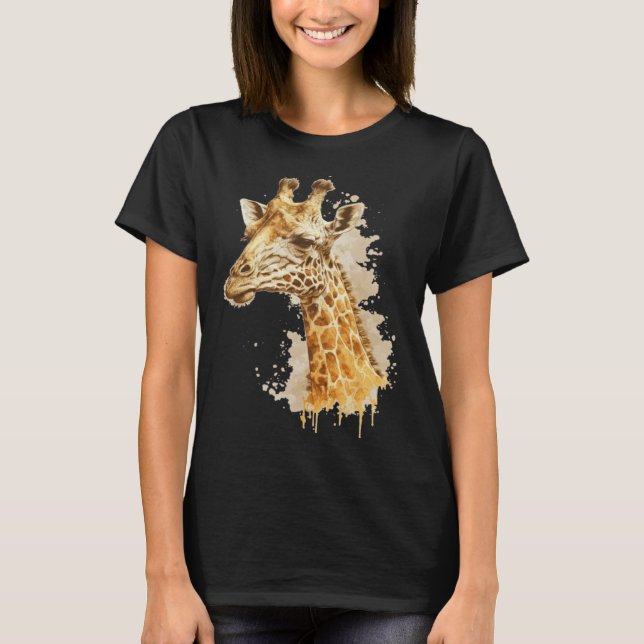 Cute Giraffe Men Women Kids  1 T-Shirt (Front)