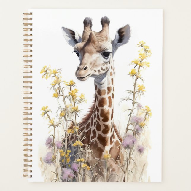 Cute Giraffe  Planner (Front)