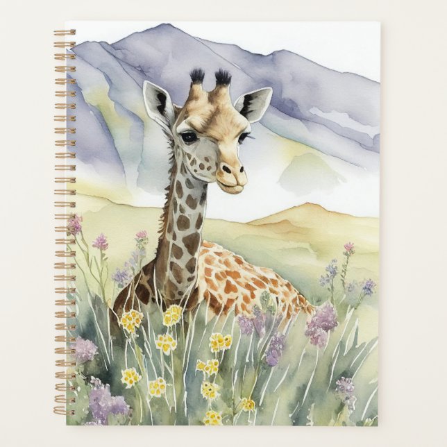Cute Giraffe  Planner (Front)