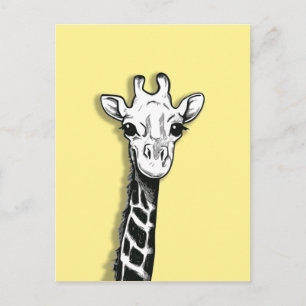 Cute Giraffe Postcard