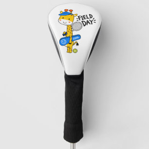Cute Giraffe Tennis Field Day – Fun Sports Charact Golf Head Cover
