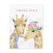 Cute giraffe themed thank you