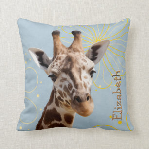 Cute Giraffe Tilting Head Cushion
