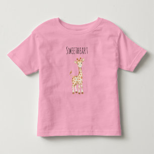 Cute Giraffe Toddler T-Shirt