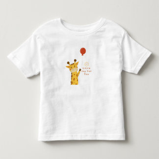 Cute Giraffe with Balloon – A Little Joy for You Toddler T-Shirt