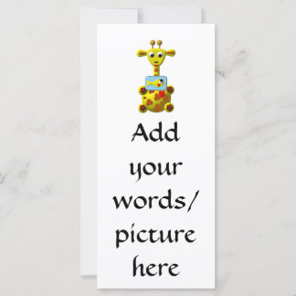 Cute Giraffe with Goldfish