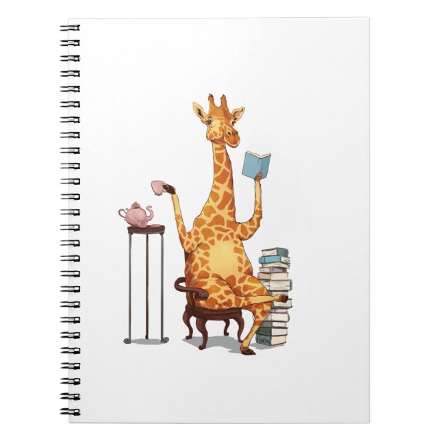 Cute Giraffes, Books and Tea Gift   (Front)
