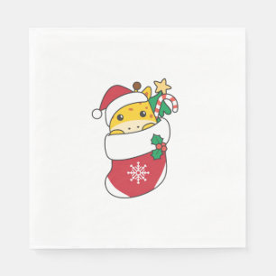 Cute Giraffes Wearing Sunglasses Napkin