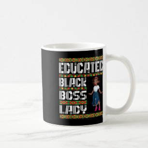 Cute Girl Educated Black Boss Lady American Africa Coffee Mug