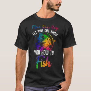 Cute Girl Fishing T-Shirt